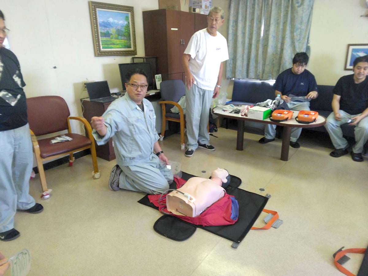 心肺蘇生法及びＡＥＤ訓練