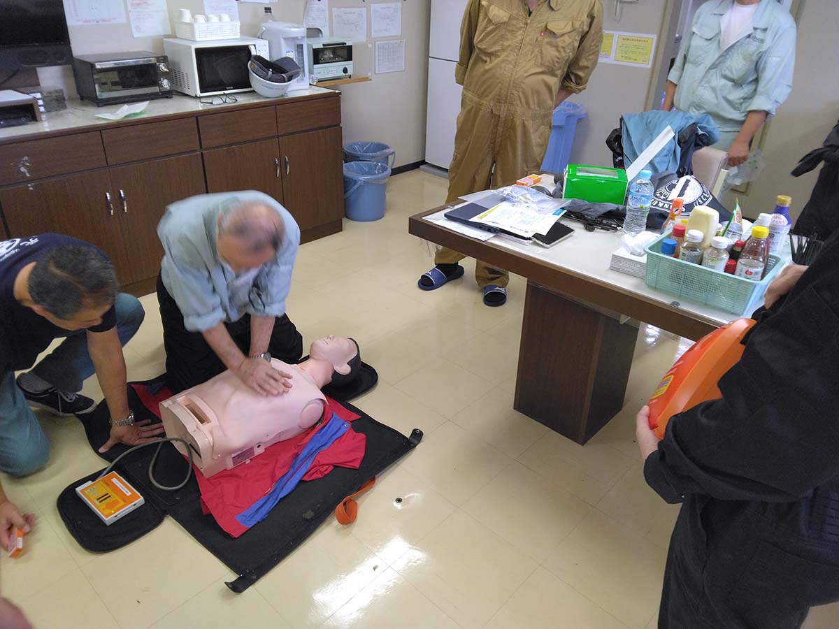 心肺蘇生法及びＡＥＤ訓練